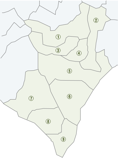 Map of Nissho Peninsula
