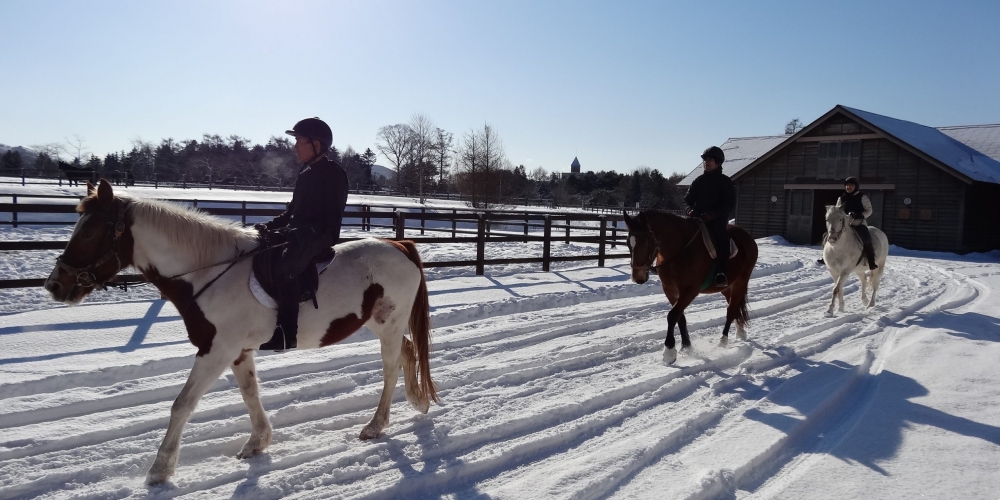 雪上乗馬